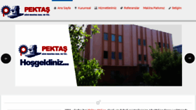 What Pektasmakina.com website looked like in 2018 (5 years ago)