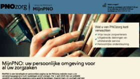 What Pnozorgverzekering.nl website looked like in 2018 (5 years ago)