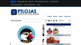What Ptlojas.net website looked like in 2018 (5 years ago)