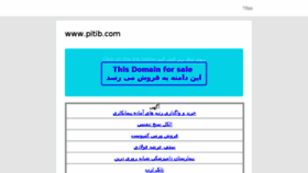 What Pitib.com website looked like in 2018 (5 years ago)