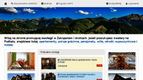 What Pensjonaty-podhale.pl website looked like in 2018 (5 years ago)