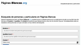 What Paginas-blancas.org website looked like in 2018 (5 years ago)