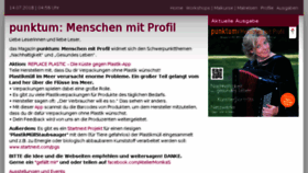 What Punktum-magazin.de website looked like in 2018 (5 years ago)