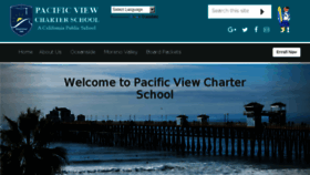What Pacificview.org website looked like in 2018 (5 years ago)