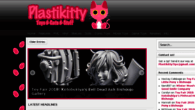 What Plastikitty.com website looked like in 2018 (5 years ago)