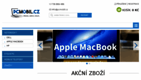 What Pcmobil.cz website looked like in 2018 (5 years ago)