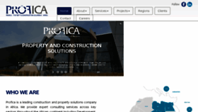 What Profica.com website looked like in 2018 (5 years ago)