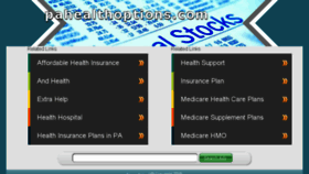What Pahealthoptions.com website looked like in 2018 (5 years ago)