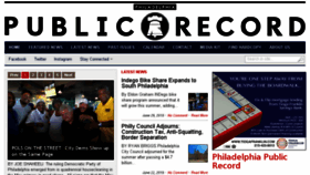 What Phillyrecord.com website looked like in 2018 (5 years ago)