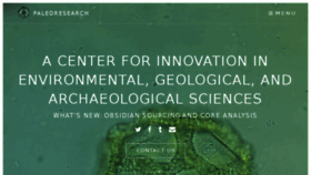 What Paleoresearch.com website looked like in 2018 (5 years ago)
