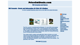 What Pricecutdeals.com website looked like in 2018 (5 years ago)