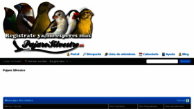 What Pajarosilvestre.com website looked like in 2018 (7 years ago)