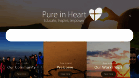 What Pureinheartireland.com website looked like in 2018 (5 years ago)