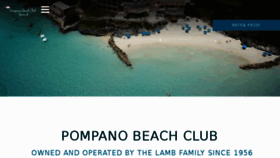 What Pompanobeachclub.com website looked like in 2018 (5 years ago)