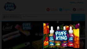 What Puffking.com website looked like in 2018 (5 years ago)
