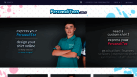 What Personalitees.com.au website looked like in 2018 (5 years ago)