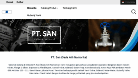 What Pt-san.co.id website looked like in 2018 (5 years ago)