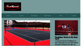 What Playmakercourts.com website looked like in 2018 (5 years ago)