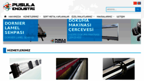 What Pusulaendustri.com website looked like in 2018 (5 years ago)