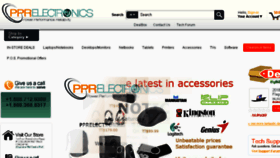 What Pprelectronics.com website looked like in 2018 (5 years ago)