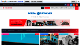 What Portaltudoaver.com website looked like in 2018 (5 years ago)