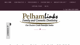What Pelhamlinks.com website looked like in 2018 (5 years ago)