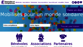 What Passerellesetcompetences.org website looked like in 2018 (5 years ago)
