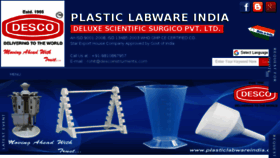 What Plasticlabwareindia.com website looked like in 2018 (5 years ago)