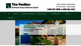 What Pavilionnwtexashealthcare.com website looked like in 2018 (5 years ago)