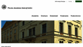 What Pau.krakow.pl website looked like in 2018 (5 years ago)