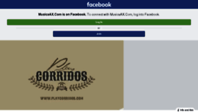 What Playcorridos.com website looked like in 2018 (5 years ago)