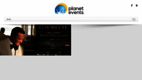 What Planetevents.es website looked like in 2018 (5 years ago)
