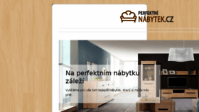 What Perfektni-nabytek.cz website looked like in 2018 (5 years ago)