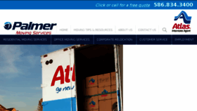 What Palmermoving.com website looked like in 2018 (5 years ago)