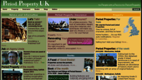 What Periodproperty.co.uk website looked like in 2018 (5 years ago)