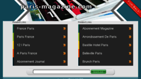 What Paris-magazine.com website looked like in 2018 (5 years ago)