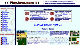 What Playjava.com website looked like in 2018 (5 years ago)