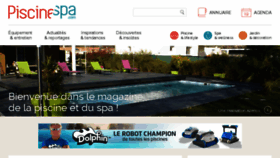 What Piscinespa.com website looked like in 2018 (5 years ago)