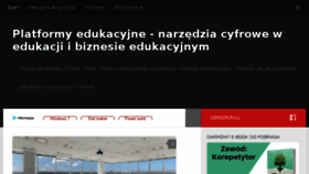 What Platformyedukacyjne.pl website looked like in 2018 (5 years ago)