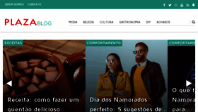 What Plazablog.com.br website looked like in 2018 (5 years ago)