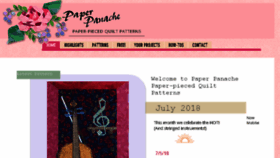 What Paperpanache.com website looked like in 2018 (5 years ago)