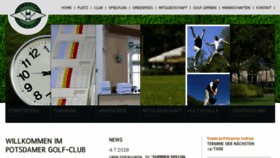 What Potsdamer-golfclub.de website looked like in 2018 (5 years ago)
