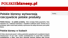What Polskiebiznesy.pl website looked like in 2018 (5 years ago)