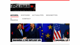 What Polisario-confidentiel.com website looked like in 2018 (5 years ago)