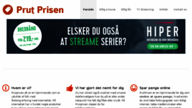 What Prutprisen.dk website looked like in 2018 (5 years ago)