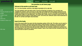 What Puncher.co.uk website looked like in 2018 (6 years ago)