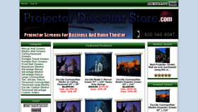 What Projectordiscountstore.com website looked like in 2018 (5 years ago)