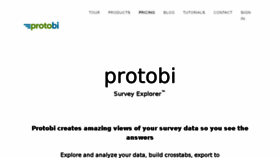 What Protobi.com website looked like in 2018 (5 years ago)