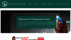 What Productive.tools website looked like in 2018 (5 years ago)