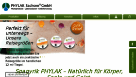 What Phylak.de website looked like in 2018 (5 years ago)